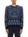 Etro Men Cotton Jacquard Knit