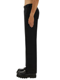 Alexander Mcqueen Men Pants With "T-Bar" Belt