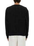 Moschino Men Sweatshirt With Laurel Crown Logo Embroidery