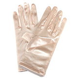 Bridal Wedding Gloves Short Satin Dress Cheongsam Gloves