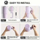 Multi-Color Travel Tumbler with Spill-Proof Lid - 1180ml/40oz