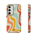 RETRO GROOVY SWIRLS | Tough Phone Case