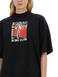 Palm Angels Women Palm Soft Fit T-Shirt Ski Club