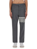 Thom Browne Men Classic Pants With Martingale