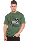 Whatever Life Throws at You Funny Unisex Bamboo/Cotton Graphic T-Shirt