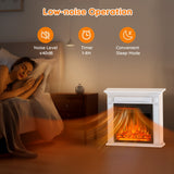 27” Electric Fireplace Mantel Wooden Surround Firebox M1806