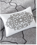 Madison Park Anouk 12-PC. Jacquard Comforter Set, Silver, King