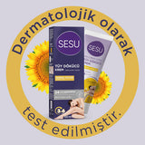 Sesu Hair Removal Cream for Normal Skin - 3.38 fl oz, Dermatologically Tested, Vitamin E & Bisabolol Enriched