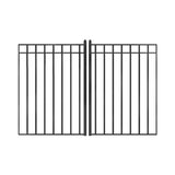 [12-18FT] Heavy-Duty Madrid-Style Premium Steel Dual-Swing Driveway Gate (SAK38546)
