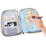 12 Pocket Travel Passport Wallet