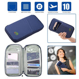 12 Pocket Travel Passport Wallet