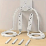 12-Foot Long Extension Cord Power Strip with 6 Feet on Each Side 13A 125V 1625W
