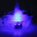 12 LED Mist Maker Fogger Water Fountain Pond Fog Machine Atomizer Air Humidifier