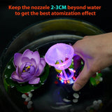 12 LED Mist Water Fountain Machine Atomizer Air Humidifier