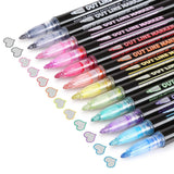 12-Pack: AGPtEK Double Line Outline Pen