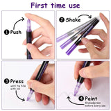 12-Pack: AGPtEK Double Line Outline Pen
