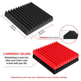 12-Pack: AGPtEK Soundproof Foams Acoustic Sound Panels