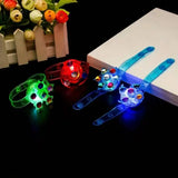 12-Pack: LED Cartoon Spinning Fidget Wristband