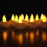 12-Pack: LED Floating Tea Waterproof Flameless Candle