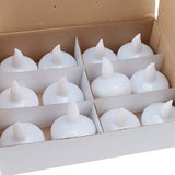 12-Pack: LED Floating Tea Waterproof Flameless Candle