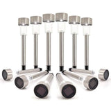 12-Pack: Solar LED Garden Pathway Stake Lights