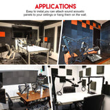 12-Pack: Sound Proof Padding Acoustic Foam Panels
