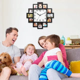12-Picture Display Wall Clock