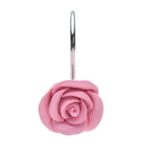 12-Piece: AGPtek Fashion Decorative Home Rose Curtain Hooks