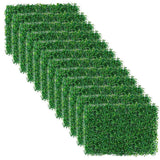 12-Piece: Artificial Boxwood Plant Grass