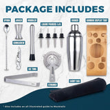 12-Piece: Cocktail Shaker Set