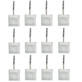 12-Piece: Decorative Shower Curtain Hooks Bathroom