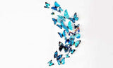 12-Piece Set: 3D Butterfly Magnets - Assorted Colors