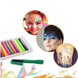 12-Piece: Washable Face Paint Crayons