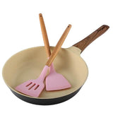 12-Piece: Wood Handle Silicone Kitchenware