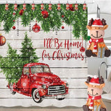 12-Pieces: Christmas Shower Curtain Anti-Rust Hooks