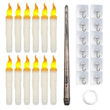 12-Pieces: Flameless LED Magic Floating Candles