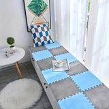 12-Pieces: Patchwork Carpet Full Floor Mat