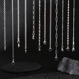 12-Pieces: Stainless Steel Clavicle Necklace Set