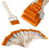 12-Pieces: Wooden Oil Painting Brush
