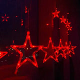 12 Stars 138 LED Curtain String Lights