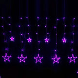 12 Stars 138 LED Curtain String Lights