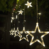 12 Stars 138 LED Curtain String Lights