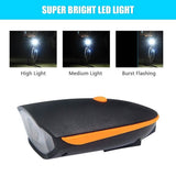 1200mAh Rechargeable Bike Headlight with Horn