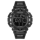 Armitron Men's Sports Black Watch with Resin Band