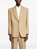 Saint Laurent Men Wool Gabardine Single-Breasted Jacket