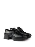 Prada Women Equal Brushed Leather Loafers