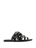 Balenciaga Women City Flat Mule In Arena Lambskin
