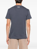 Fendi Men Ff Postcards Logo Print Cotton T-Shirt