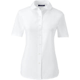 Lands End School Uniform Peter Pan Collar Broadcloth Shirt, Size 16