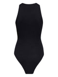 Alaia Women Sculpting Rib Jersey Bodysuit